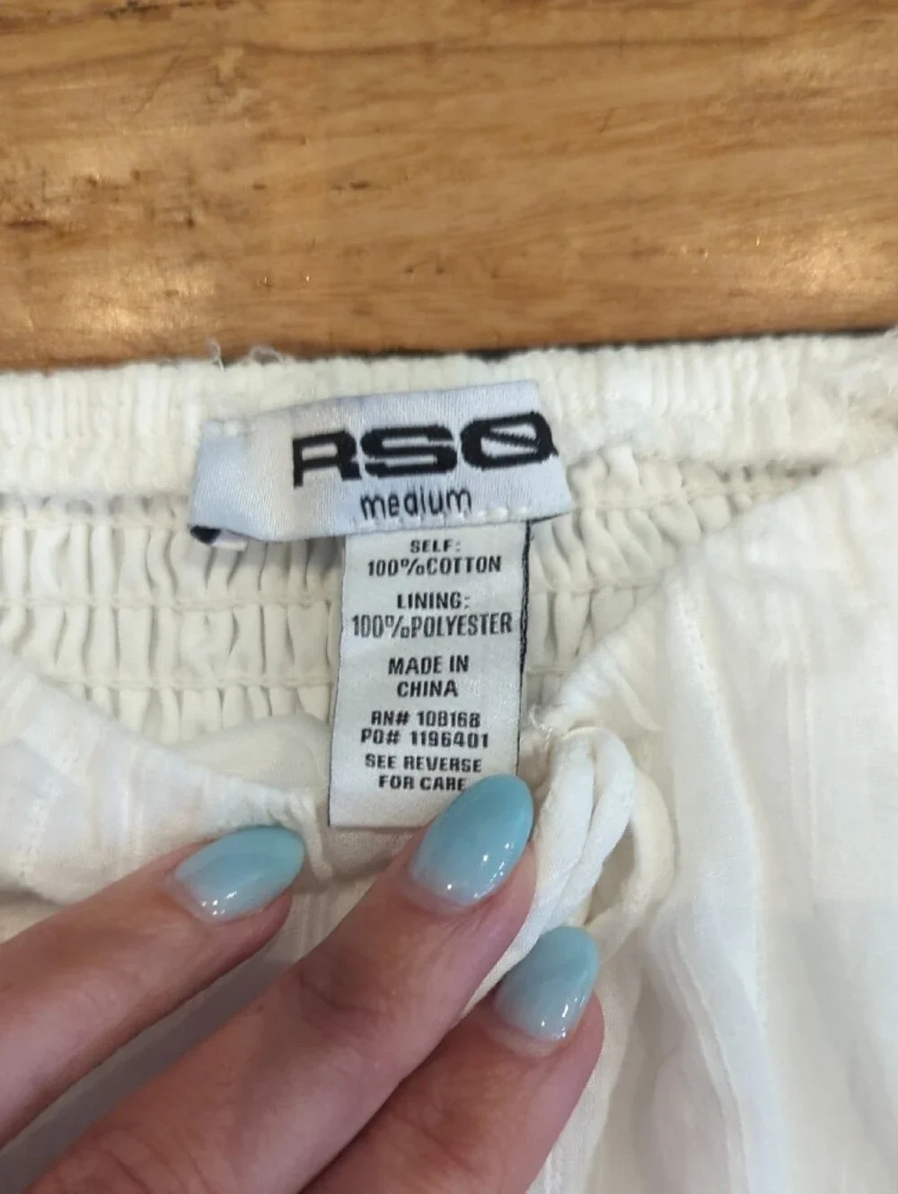 RSQ White Ruffle-Trim Top - Picture 2 of 3